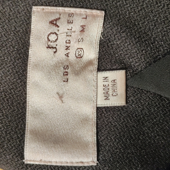 ✨ 5/$15 J.O.A. Black embroidered romper - Picture 3 of 4